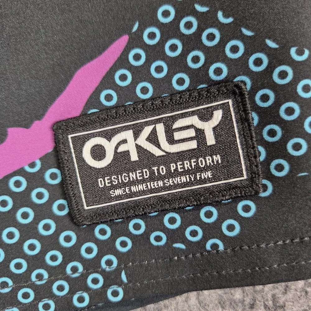 Oakley Swim Shorts Mens Large Black Camo Beachshort 18 Stripegrip FOA404816X‎